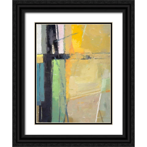 Woodlands No. 59 Black Ornate Wood Framed Art Print with Double Matting by Slonim, David Michael