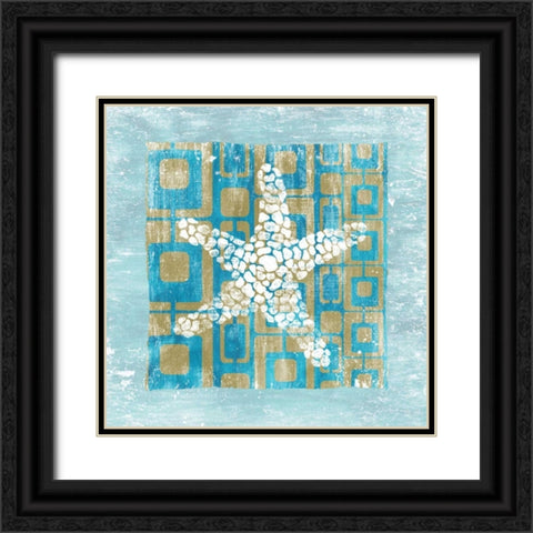 Shell Game 3 Black Ornate Wood Framed Art Print with Double Matting by Soave, Alicia