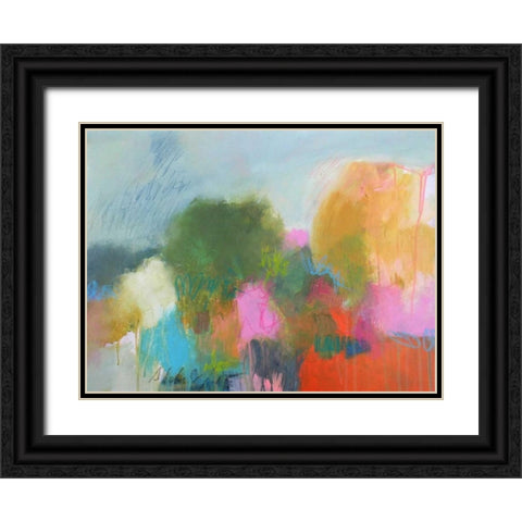 A Day at the Coast 0.2 Black Ornate Wood Framed Art Print with Double Matting by Schueler, Anna