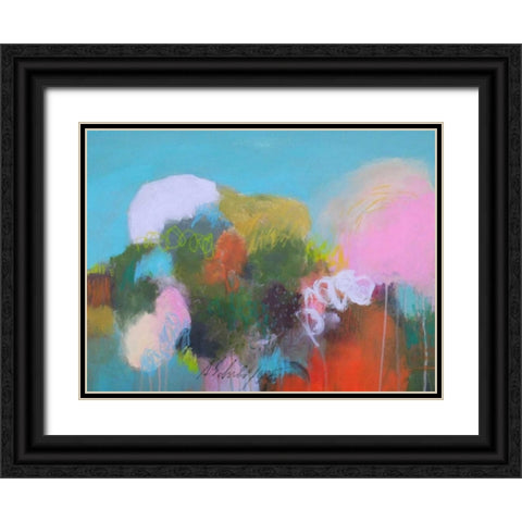 A Day at the Coast 0.3 Black Ornate Wood Framed Art Print with Double Matting by Schueler, Anna