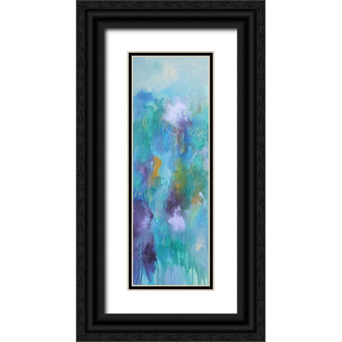 Walking In Colors Two Black Ornate Wood Framed Art Print with Double Matting by Schueler, Anna