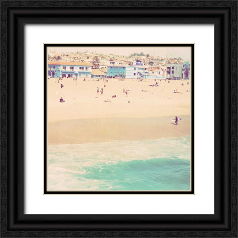 Motel Black Ornate Wood Framed Art Print with Double Matting by Soffia, Myan