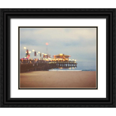 Beach Candy Black Ornate Wood Framed Art Print with Double Matting by Soffia, Myan