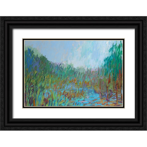 The Way Back Black Ornate Wood Framed Art Print with Double Matting by Schmidt, Jane