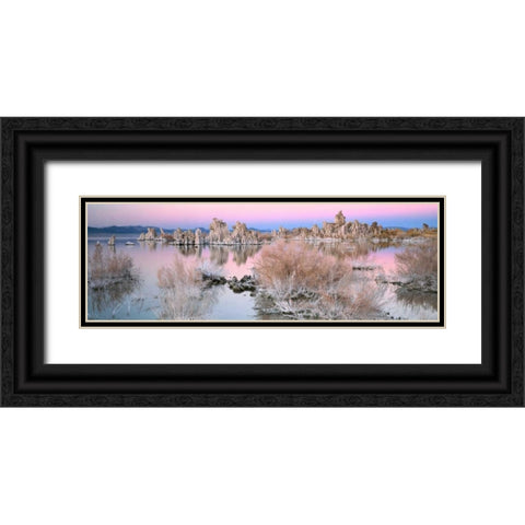 Mono Lake Sunset Black Ornate Wood Framed Art Print with Double Matting by Thomas, Alain