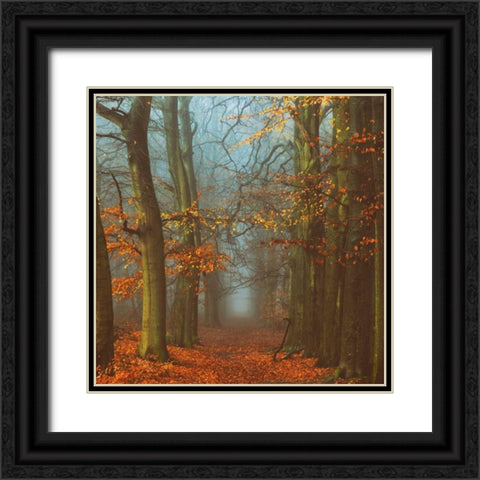Path of The Mystics Black Ornate Wood Framed Art Print with Double Matting by Van de Goor, Lars