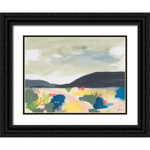 Take Root In The Arid Soil 1 Black Ornate Wood Framed Art Print with Double Matting by Weiss, Jan