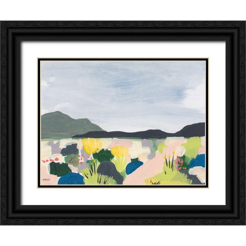 Take Root In The Arid Soil 3 Black Ornate Wood Framed Art Print with Double Matting by Weiss, Jan