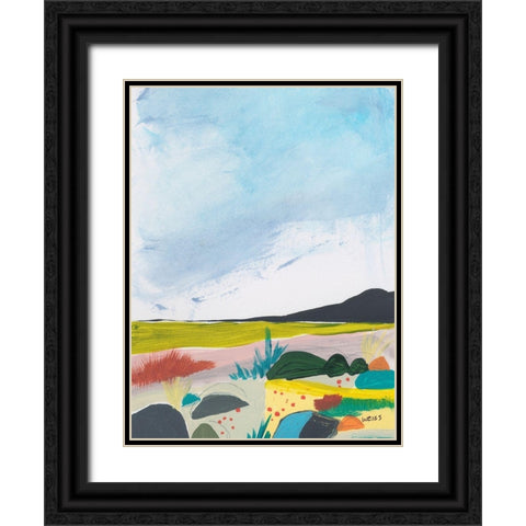 Leaving Behind 2 Black Ornate Wood Framed Art Print with Double Matting by Weiss, Jan