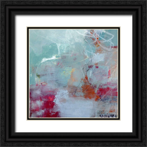 Tranquility Black Ornate Wood Framed Art Print with Double Matting by Walther, Jayne