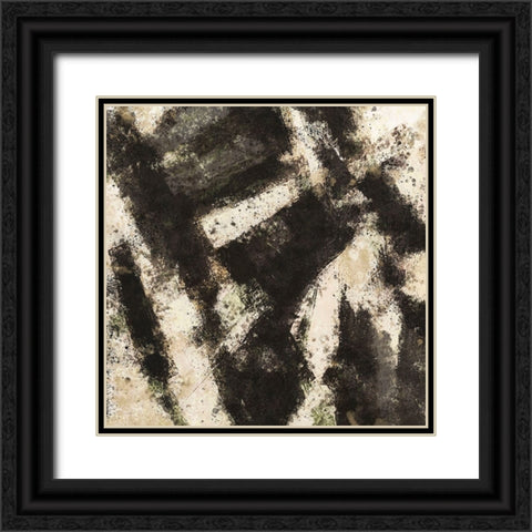 Abstract 2 Black Ornate Wood Framed Art Print with Double Matting by Wiley, Marta