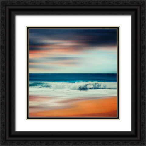 Wave After Wave Black Ornate Wood Framed Art Print with Double Matting by Wustenhagen, Dirk