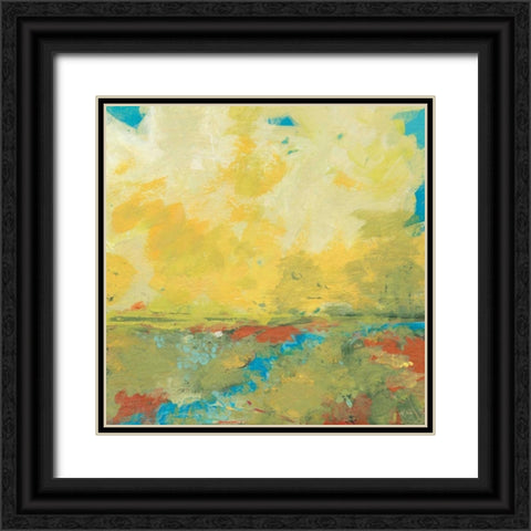 Earth and Sky Black Ornate Wood Framed Art Print with Double Matting by Weiss, Jan