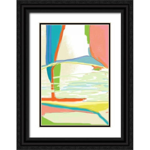 Deconstructed Landscape 3 Black Ornate Wood Framed Art Print with Double Matting by Weiss, Jan