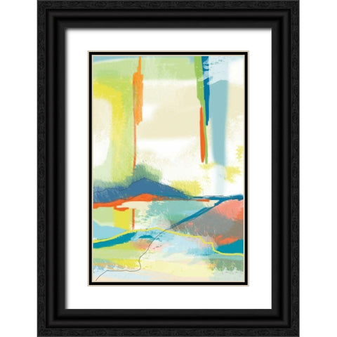 Deconstructed Landscape 4 Black Ornate Wood Framed Art Print with Double Matting by Weiss, Jan