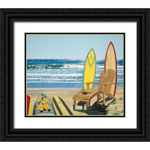 Board Meeting Black Ornate Wood Framed Art Print with Double Matting by Westmoreland, Scott