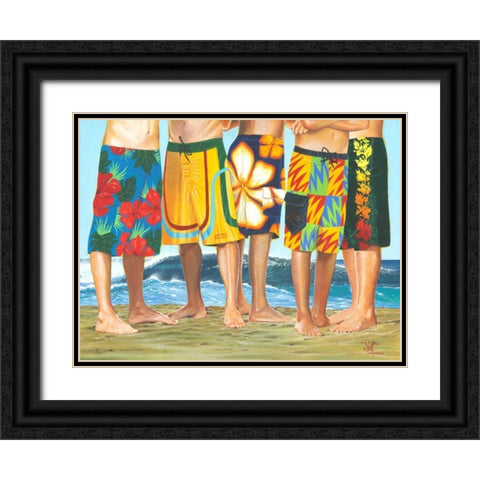 Casual Friday Black Ornate Wood Framed Art Print with Double Matting by Westmoreland, Scott