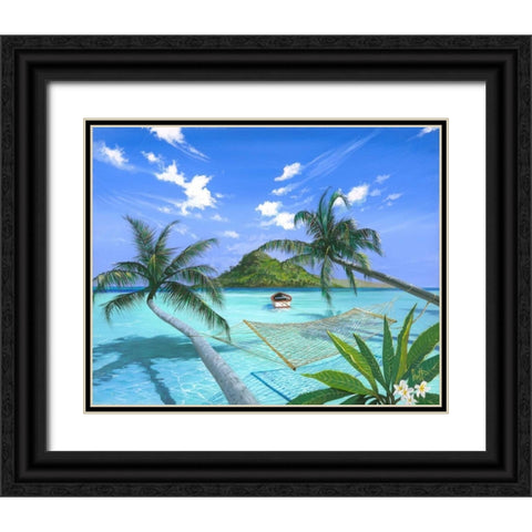 Furlough Day Black Ornate Wood Framed Art Print with Double Matting by Westmoreland, Scott