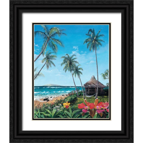 Maui Morning Black Ornate Wood Framed Art Print with Double Matting by Westmoreland, Scott