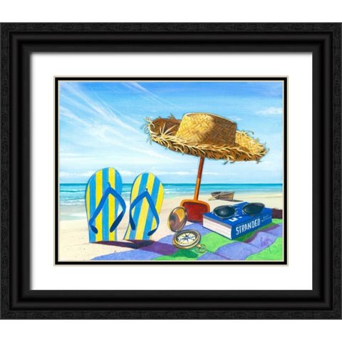 Stranded Black Ornate Wood Framed Art Print with Double Matting by Westmoreland, Scott