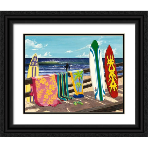 Warm Weather Gear Black Ornate Wood Framed Art Print with Double Matting by Westmoreland, Scott