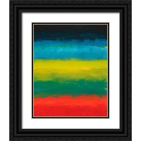 Night Coast Two  Black Ornate Wood Framed Art Print with Double Matting by Weiss, Jan