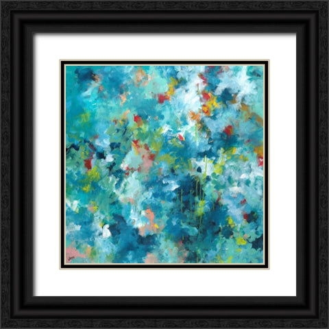 Rainforest Black Ornate Wood Framed Art Print with Double Matting by Weiss, Jan