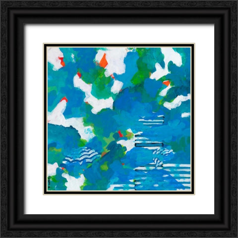 Adriatic Black Ornate Wood Framed Art Print with Double Matting by Weiss, Jan
