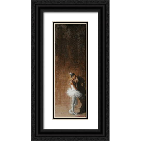 Anticipation II Black Ornate Wood Framed Art Print with Double Matting by Wilson, Richard