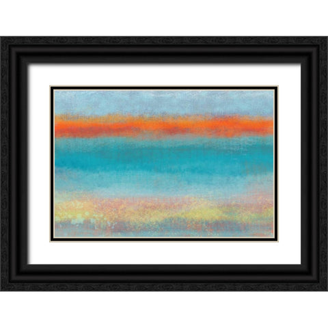 Country Sky 1 Black Ornate Wood Framed Art Print with Double Matting by Weiss, Jan