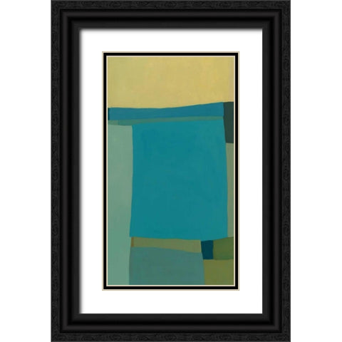 At the Beach III Black Ornate Wood Framed Art Print with Double Matting by Zinn, Tamar