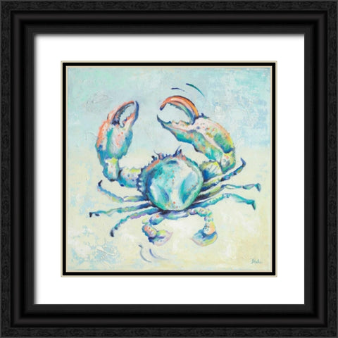 Surf Side I Black Ornate Wood Framed Art Print with Double Matting by Pinto, Patricia