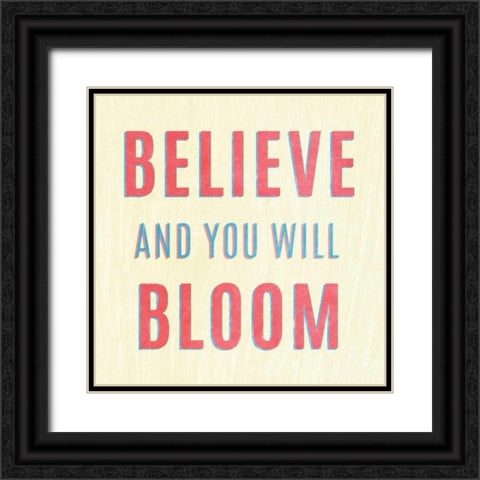 Imagine Believe Dream II Black Ornate Wood Framed Art Print with Double Matting by SD Graphics Studio