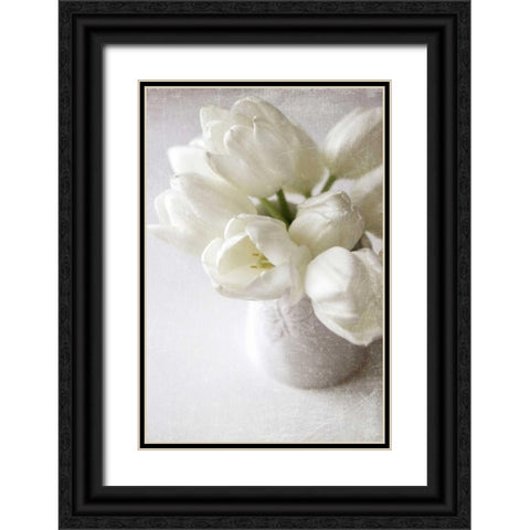 Vanishing in the White Elegance Black Ornate Wood Framed Art Print with Double Matting by Gardner, Sarah