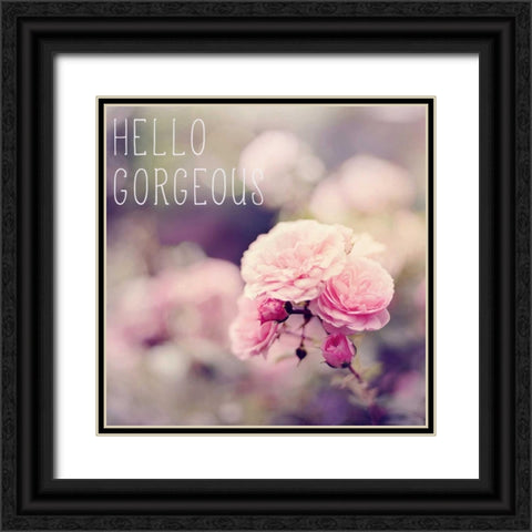 Hello Gorgeous Black Ornate Wood Framed Art Print with Double Matting by Gardner, Sarah