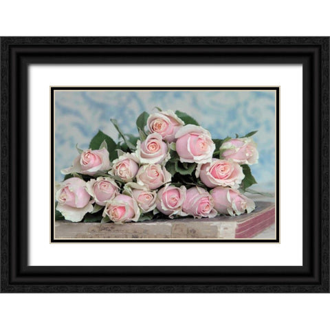 A Gift for Captivation Black Ornate Wood Framed Art Print with Double Matting by Gardner, Sarah