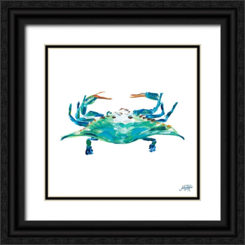 Sea Creatures I Black Ornate Wood Framed Art Print with Double Matting by DeRice, Julie
