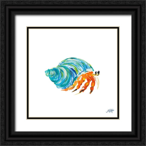 Sea Creatures II Black Ornate Wood Framed Art Print with Double Matting by DeRice, Julie