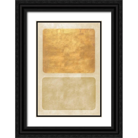Gold and Cream Black Ornate Wood Framed Art Print with Double Matting by Lake, Shelley