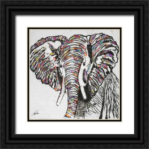 Serengeti Plains II Black Ornate Wood Framed Art Print with Double Matting by Ritter, Gina