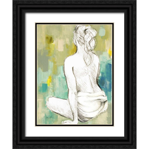 Modern Woman II Black Ornate Wood Framed Art Print with Double Matting by Loreth, Lanie