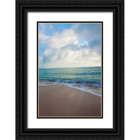 Cool Beach II Black Ornate Wood Framed Art Print with Double Matting by Bryant, Susan