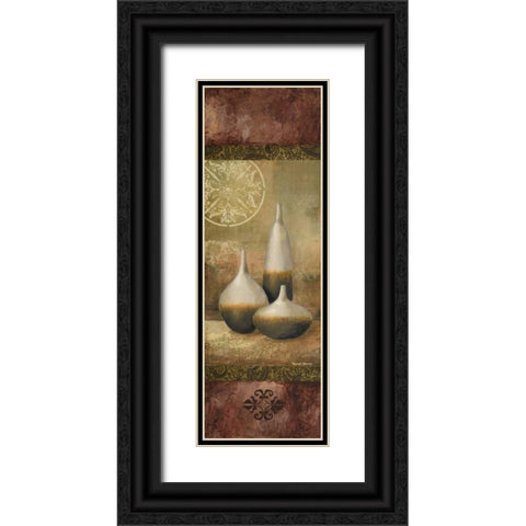 Ivory Vessel I Black Ornate Wood Framed Art Print with Double Matting by Marcon, Michael