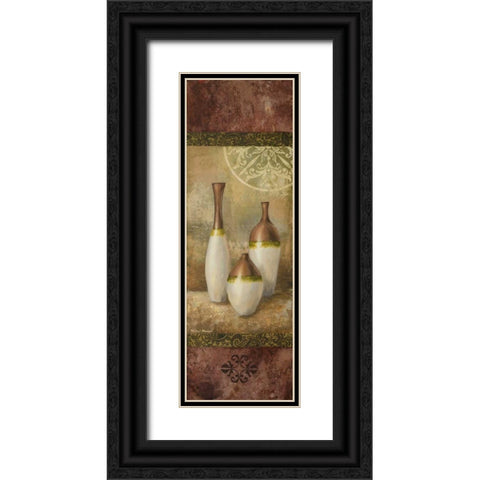 Ivory Vessel II Black Ornate Wood Framed Art Print with Double Matting by Marcon, Michael