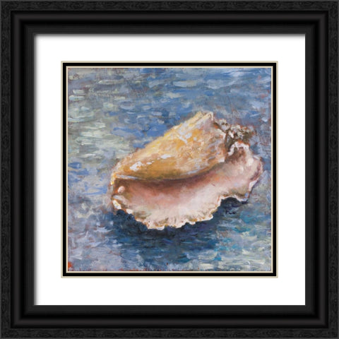 Faded into the Shore I Black Ornate Wood Framed Art Print with Double Matting by Johnson, Walt