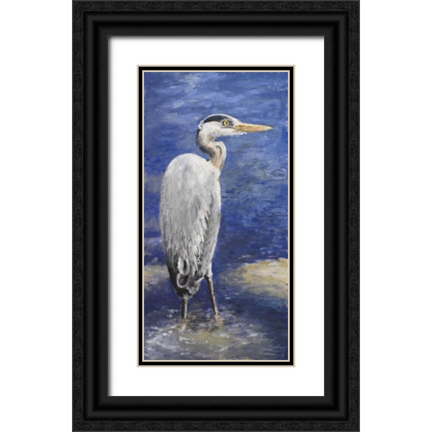 Into the Pond II Black Ornate Wood Framed Art Print with Double Matting by Johnson, Walt