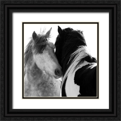 Loved Ones Black Ornate Wood Framed Art Print with Double Matting by Walker, Carol