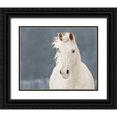 The Lucky One Black Ornate Wood Framed Art Print with Double Matting by Walker, Carol