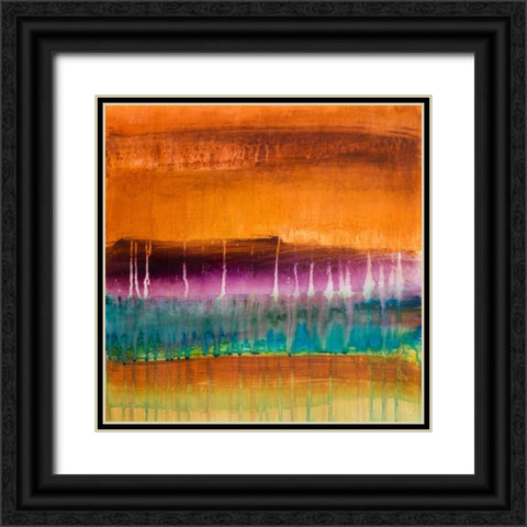 Mountain Majesty Square II Black Ornate Wood Framed Art Print with Double Matting by Loreth, Lanie