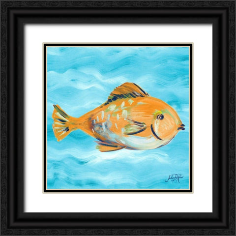 Fish Underwater II Black Ornate Wood Framed Art Print with Double Matting by DeRice, Julie
